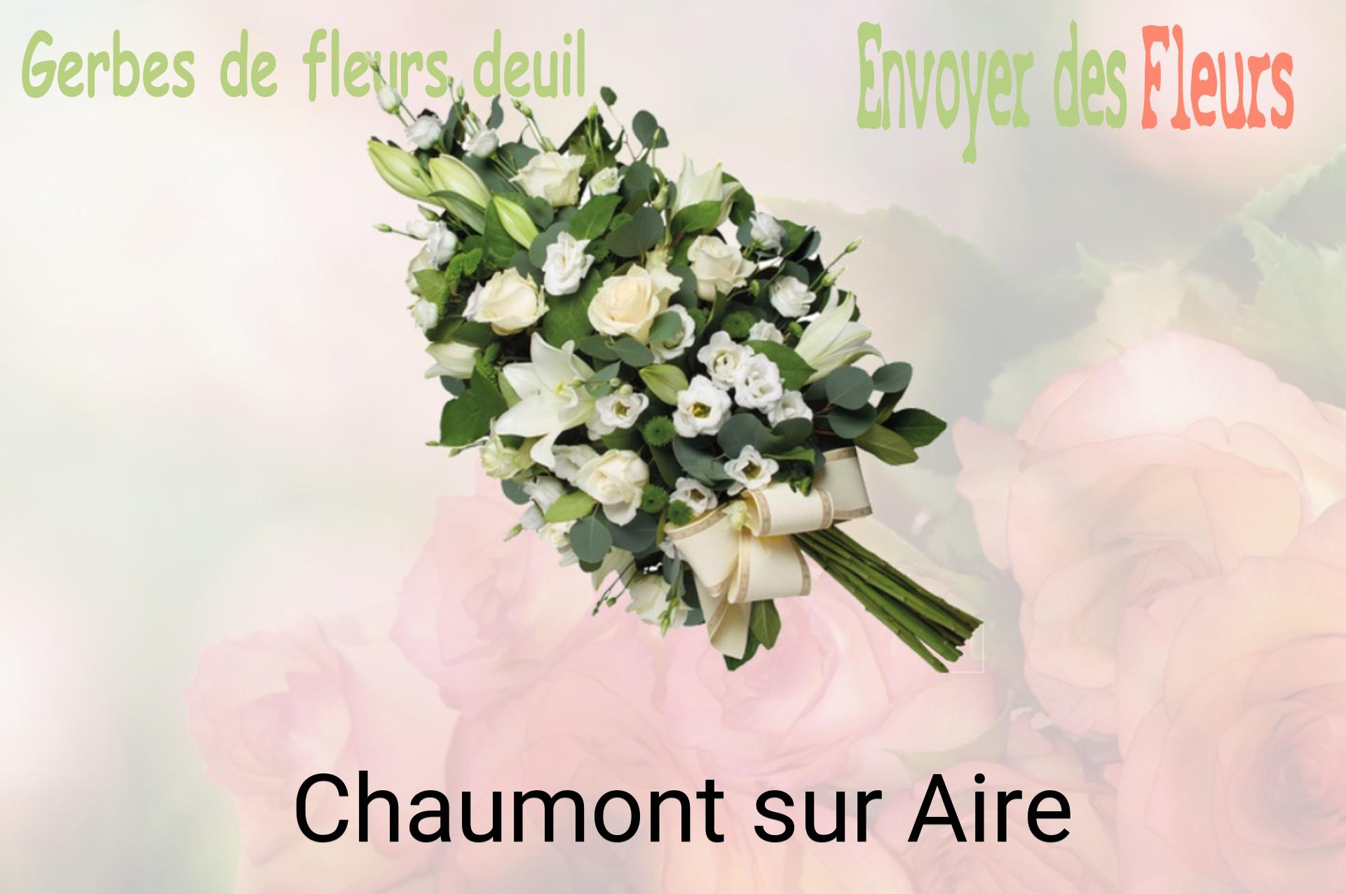 Gerbe de fleurs de deuil livrée à Chaumont-sur-Aire